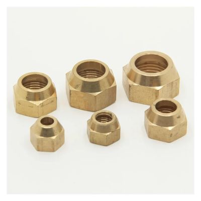 1pc Quick-Turn Ferrule Nut and Copper Flare Pipe Fitting Adapter
