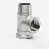 1-Pc Male/Female/Female Threaded 3-Way Tee Pipe Fitting, SS304 Stainless Steel, 1/2" 3/4" 1" view 4