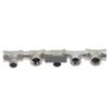 1-Piece Stainless Steel DN15 1/2" Female/Male Thread Tee Fitting Adapter Coupler (FFF) view 3