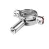 304 Stainless Steel Internally Threaded Pipe Bracket Nut, Gas Pipeline Fixing Clamp, M8 Female Thread (57 mm Inner Diameter) view 2