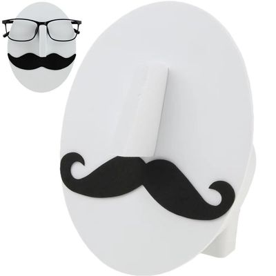 Ymxygz Mustache Face Eyeglass Stand and Sunglasses Organizer
