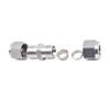 304 Stainless Steel Double-Ferrule Tube Fitting Connector for 3, 4, 6, 8, 10, and 12 mm; 1/8, 1/4, 3/8, and 1/2 in OD Pipe (4 mm) view 4