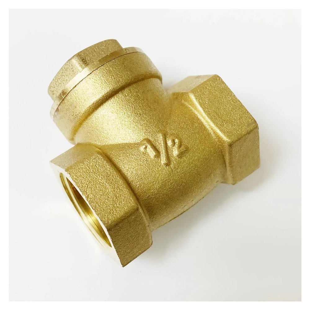 Brass One-Way Non-Swing Check Valve, Female Thread