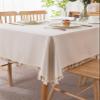 FYDZ Solid-Colored PVC Tablecloth, White, 150 x 200 cm view 4