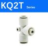 1 pc KQ2T/KQ2H/KQ2U04-06/06-08/08-10/10-12 Pneumatic Fitting, Push-to-Connect Union, T-Shape (KQ2T Series, 6 mm to 8 mm) view 2