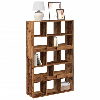 NQJIBUE Home Garden Bookshelf, Old Wood, 100 x 33 x 156.5 cm