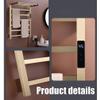 WRJAHCG Electric Stainless Steel Towel Warmer, Wall-Mounted, with Top Shelf, Brushed Gold, Hardwired view 2