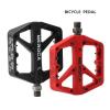 WANGSHAOWEI Bicycle Pedals, Widened Nylon-Fiber Platform, Ultralight Bearings, BMX MTB, Red view 2