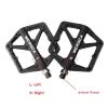 WANGSHAOWEI Bicycle Pedals, Widened Nylon-Fiber Platform, Ultralight Bearings, BMX MTB, Red view 4