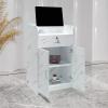 Modern Reception Desk for Supermarkets, Convenience Stores, Beauty Salons and Clothing Stores, Cashier Counter for Bars, Light Gray, 60 cm Desk view 1