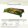 AUBKFELD Rectangular Sunflower and Butterfly Tablecloth, 140 x 90 cm view 3