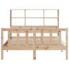 NQJIBUE Home Garden Bookcase Bed without Mattress 160x200 cm Solid Pine view 4