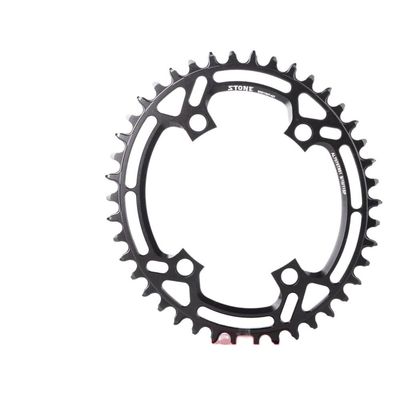 HESHUWEN Oval Chainring 110 BCD, 36/38/42/44/46/48/50/54/56/58/60T, Road Bike MTB, 9/10/11/12-Speed, 38T (52T)
