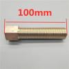 1/2" Male-to-1/2" Female Thread Brass Pipe Fitting Adapter, 100 mm view 2