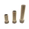 1/2" Male-to-1/2" Female Thread Brass Pipe Fitting Adapter, 100 mm view 3