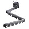 NDNCZDHC Wall-Mounted Retractable Drying Rack, Foldable, Space-Saving, Gray view 1