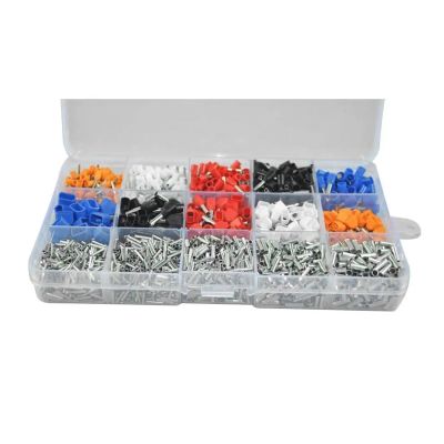 EKFBQBGW 2,340-Piece Mixed Dual Bootlace Ferrule Kit
