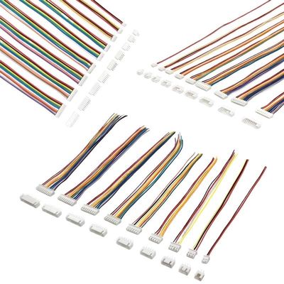 AUOQKQUT 10 Sets ZH1.5 PH2.0 XH2.54 Female/Male Connector Sockets, 2–10-Pin, 28 AWG Wire with 15/30 cm Cables