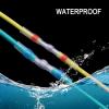 AUOQKQUT Waterproof Solder-Seal Wire Connectors, Orange, One Size view 2