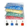EKFBQBGW 1,000-Piece TE0508 TE1508 TE7508 Double-Entry Twin Cord Wire Insulated Ferrule Crimp Terminals (Blue, TE2510) view 2