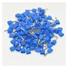 EKFBQBGW 1,000-Piece TE0508 TE1508 TE7508 Double-Entry Twin Cord Wire Insulated Ferrule Crimp Terminals (Blue, TE2510) view 3