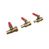 AUOQKQUT Brass Barbed Ball Valve, 10 mm Hose Barb, G1/2 Male Thread view 4