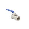 High-Temperature 2-Way One-Piece Low-Pressure SS304 Ball Valve 3316 for Water, Oil, and Steam EKFBQBGW (DN25, G_SS316) view 3