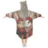 bergroe Rabbit Hooded Blanket for Kids and Adults view 2