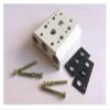 100M-2F Solenoid Valve Manifold with Screws and Rubber, 2-Station Base Board for 4V110/4A110 EKFBQBGW view 2