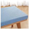 Outdoor Bench Cushion, 5 cm Thick, Removable Cover (Light Blue, 60 x 45 cm) view 1