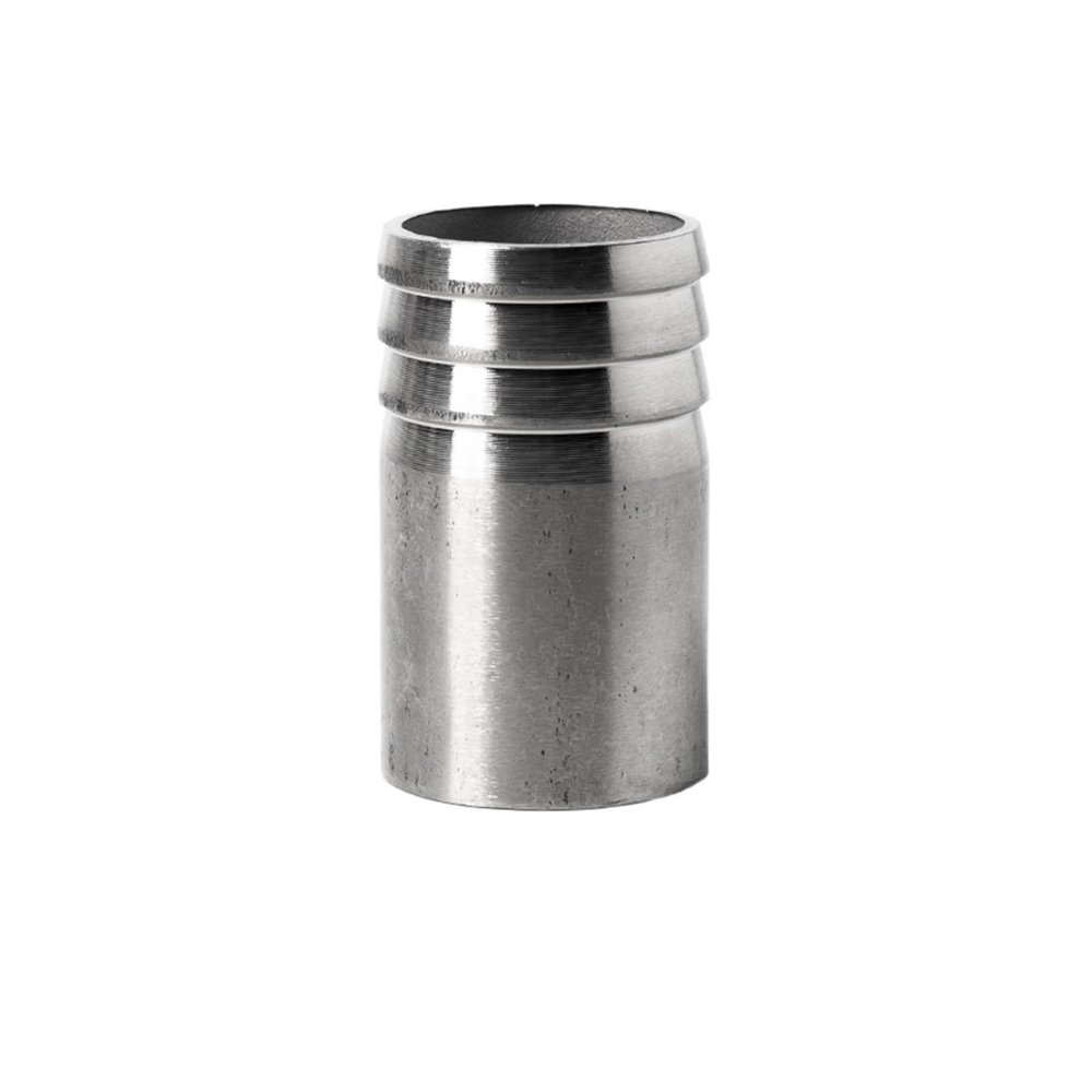 304 Stainless Steel Welded Hose Barb Fitting, DN32