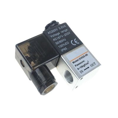 2V025-08 2-Way 2-Position 1/4" Pneumatic Solenoid Valve