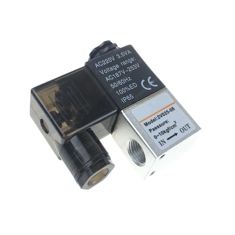 2V025-08 2-Way 2-Position 1/4" Pneumatic Solenoid Valve