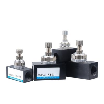 Pipe One-Way Air-Operated Flow Control Valve RE-01 RE-02 RE-03 RE-04 AUOQKQUT (RE 01)