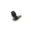 Pneumatic Speed Flow Controller, 8 mm/6 mm/10 mm/12 mm OD Hose Tube, 1/4 in/1/8 in/3/8 in/1/2 in Male Thread, Airflow Limit Valve Quick Fitting AUOQKQUT (SL8-03) view 2
