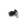 Pneumatic Speed Flow Controller, 8 mm/6 mm/10 mm/12 mm OD Hose Tube, 1/4 in/1/8 in/3/8 in/1/2 in Male Thread, Airflow Limit Valve Quick Fitting AUOQKQUT (SL8-03) view 3