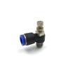 Pneumatic Speed Flow Controller, 8 mm/6 mm/10 mm/12 mm OD Hose Tube, 1/4 in/1/8 in/3/8 in/1/2 in Male Thread, Airflow Limit Valve Quick Fitting AUOQKQUT (SL8-03) view 4
