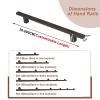 330 cm Metal Stair Handrail for Wall Mounting view 2