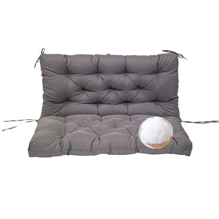 Replacement Cushion for Porch Swing, Dark Gray, 60 x 40 in