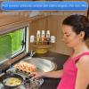 RV Corner Shower Storage Bar view 3