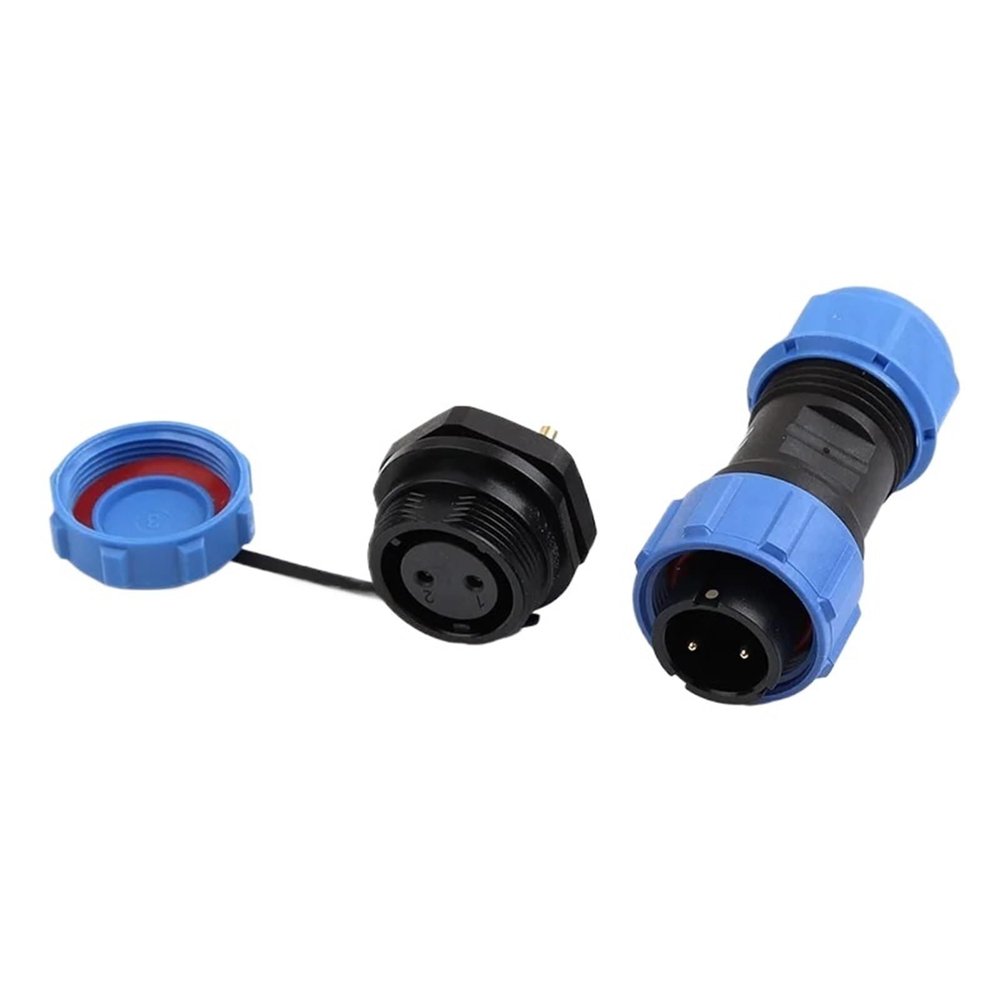 XIAOCLI SP17 IP68 Waterproof Aviation Cable Connector, Male/Female, 2/3/4/5/7/9/10 Pins, Solder Type (SP17-2L)