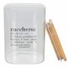 Villa d'Este Home Tivoli Victionary Sugar Jar, 1 L, Glass with Bamboo Lid view 3