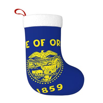 Christmas Stockings with Oregon Flag Design