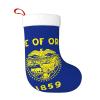 Christmas Stockings with Oregon Flag Design view 1
