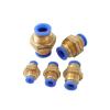 5-Piece Garden Irrigation Quick-Connector Set, 4/6/8/10/12 mm Straight Bulkhead Fittings view 1