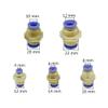 5-Piece Garden Irrigation Quick-Connector Set, 4/6/8/10/12 mm Straight Bulkhead Fittings view 3