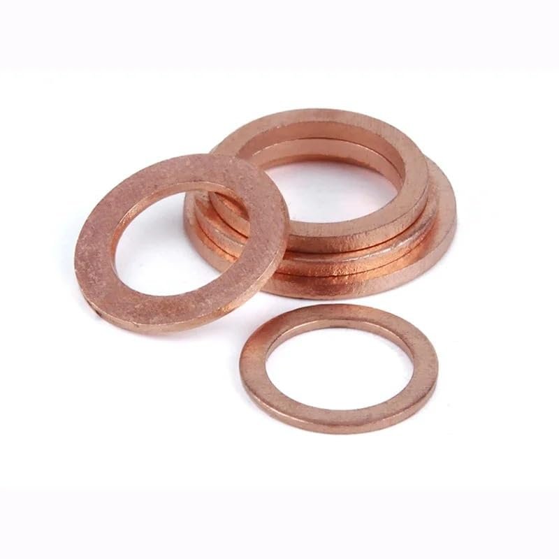 M21–M30 Brass/Copper Sealing Washers, 2 mm