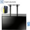 HynJGih TV Wall Mount and Ceiling Mount, Height-Adjustable Dual-Pole Single-Screen Mount, Fits 60–100-Inch Low-Profile TVs, for TVs with a 26-Inch Screen Diagonal view 3