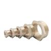 1pc Brass Hose Fitting Hex Reducer Bushing, Male-to-Female Adapter (Male 04 to Female 03) view 1