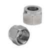 1pc Tube OD Nut for Double-Ferrule Compression Union Connector, 304 Stainless Steel (4mm, M10x1mm) view 1